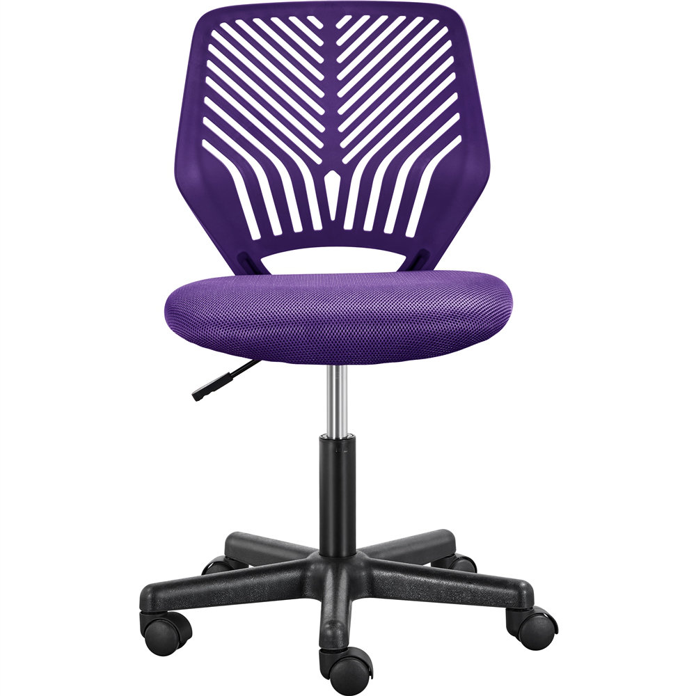 color Mid-Back Armless Mesh Padded Swivel Task Office Chair