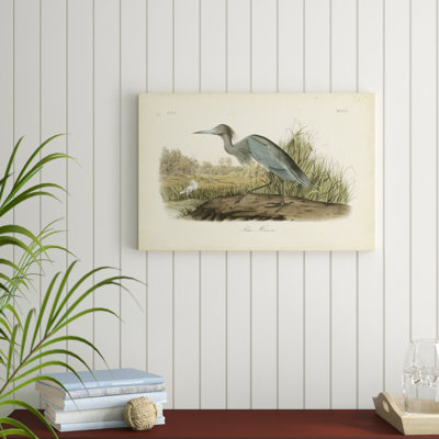 «Blue Heron», impression sur toile