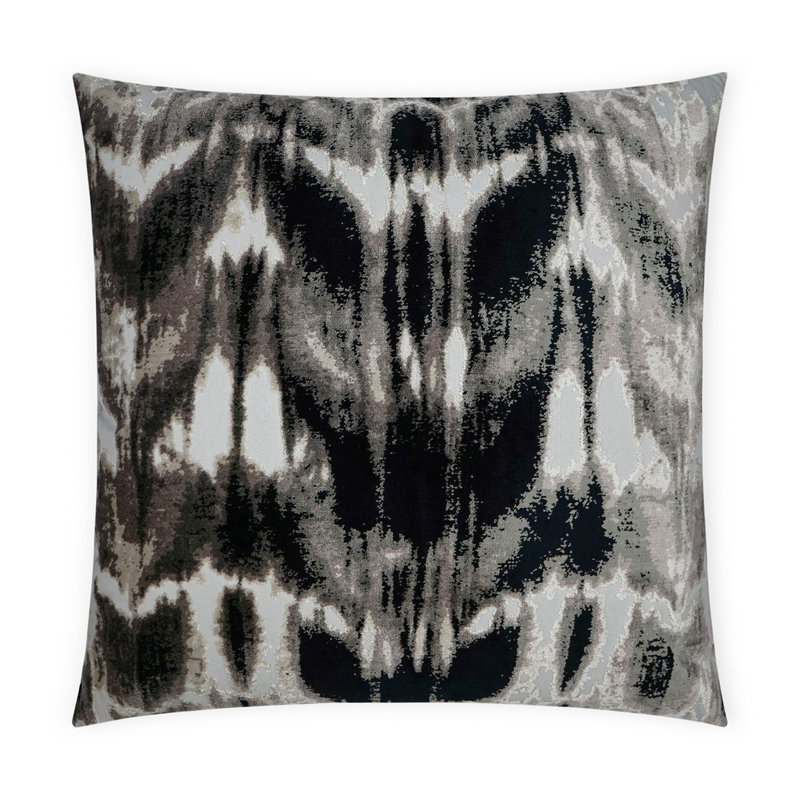 Kanoko Decorative Pillow, Gray, Square 20"