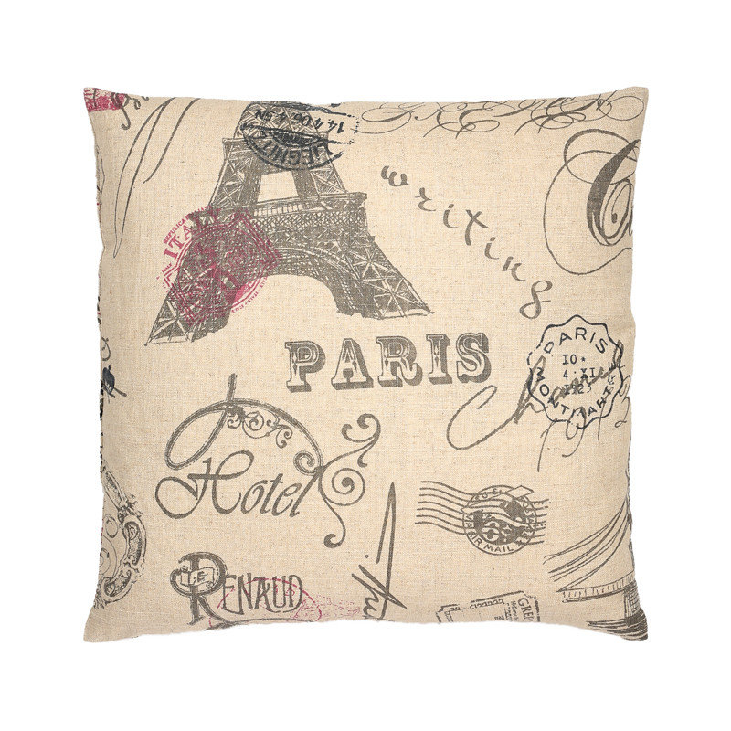 Laval Linen Reversible Throw Pillow, Polyester, 18" x 18" x 6"