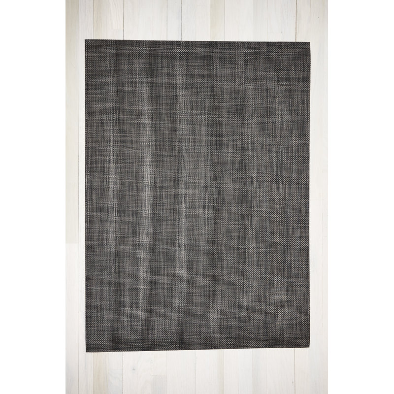 Basketweave Vinyl Indoor / Outdoor Area Rug, Rectangle 89 x 122cm