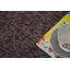 Tapis décoratif Elemental - imprimé géométrique vieilli bourgogne-695088659