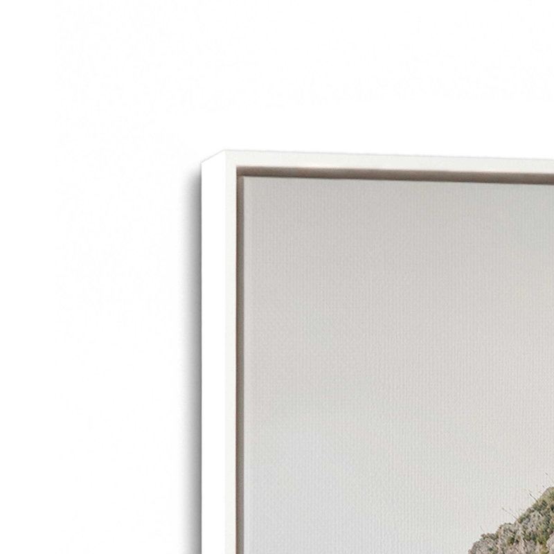 Impression sur toile Nature's Archway, Cadre flottant blanc opaque, H 48,75 po x l 32,75 po x P 1,75 po