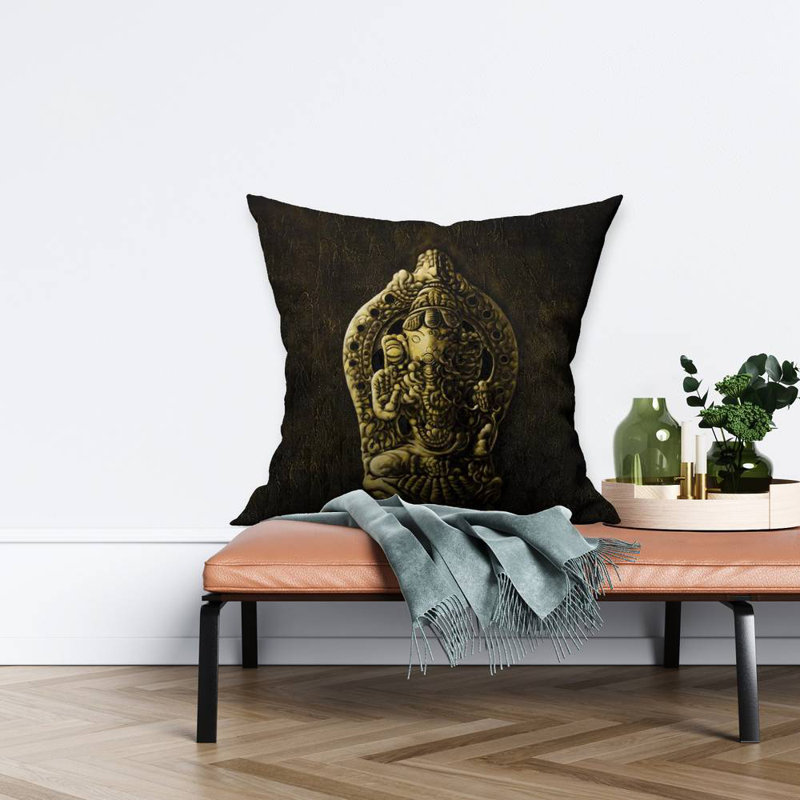 Lord Ganesha Office Ethnic Poly Twill Throw | Home Decor