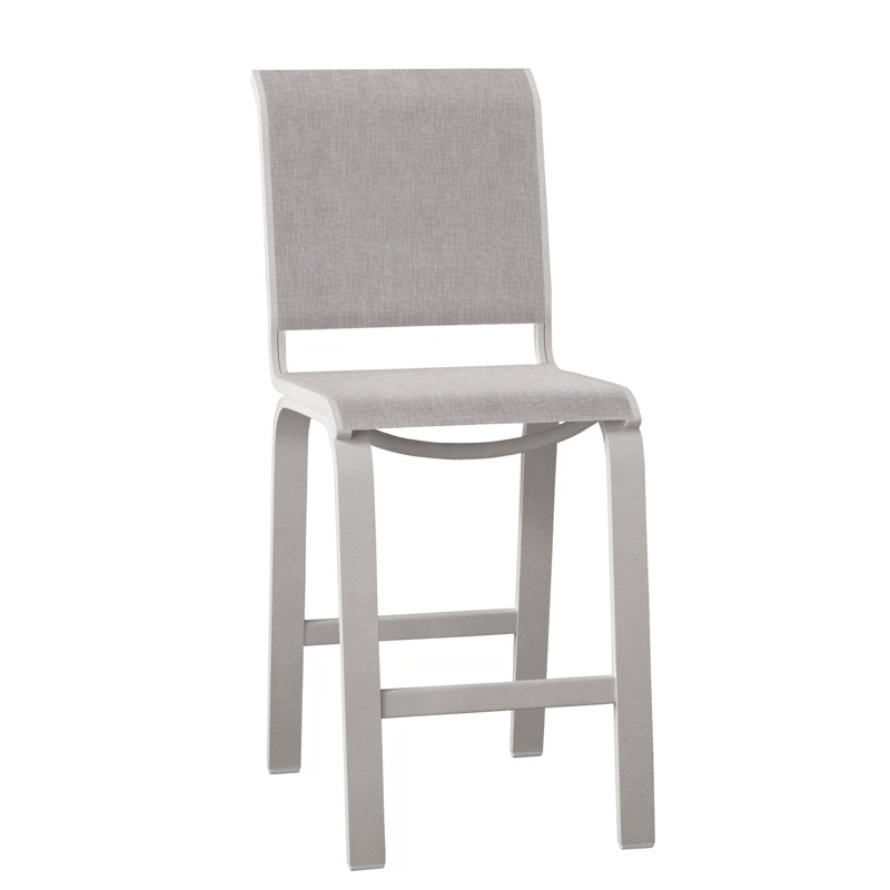 Tabouret de bar 26 po Holna, Gris chaleureux texturé, Oursin