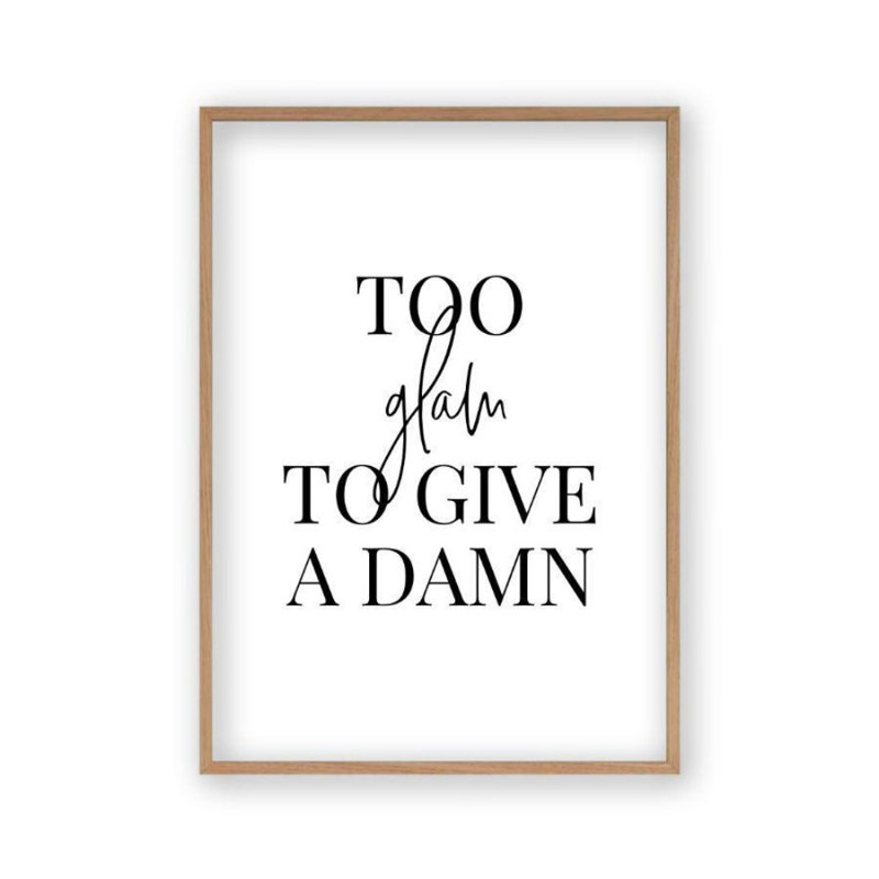 Print, 31 cm H x 22 cm W, Oak Frame
