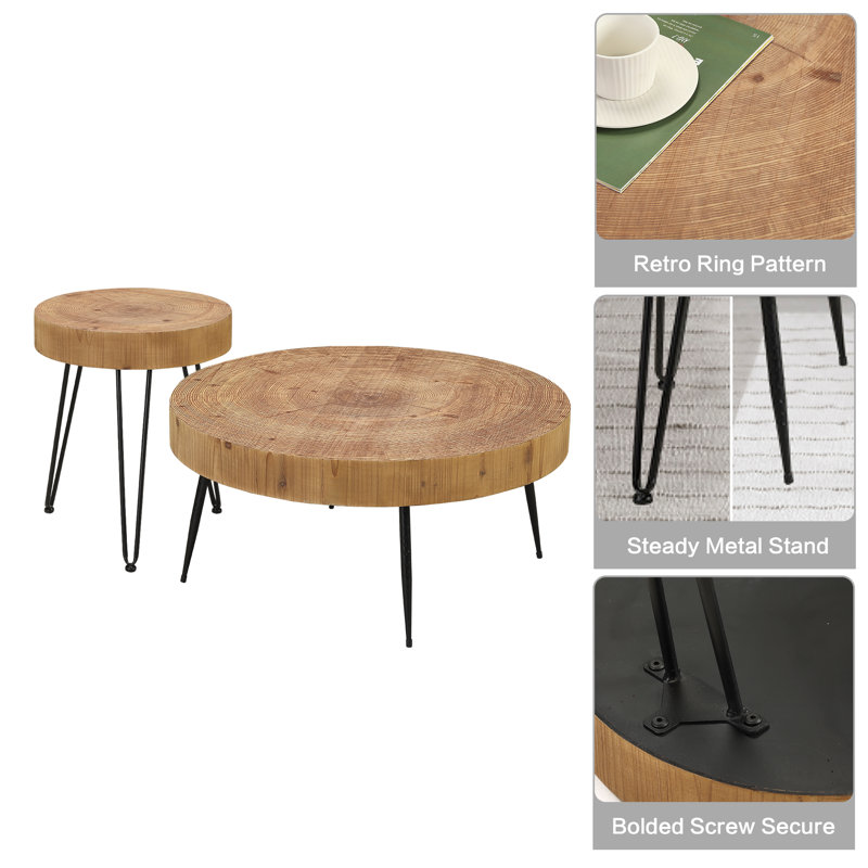 Chakyra 2 Piece Coffee Table Set