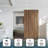 Concealed Sliding Barn Door Hardware Apply For 32-48'' Door, Aluminum Wall Mount System (Door Not Included)