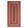 Burkleigh Farmhouse Braided Red Jute Area Rug
