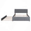 Lit plateforme tapissier Teddy-1455456550