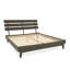Caden Solid Wood Platform Bed with Adjustable Headboard, Mid-Century Modern-1991240165-1991240174