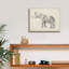 'Elephant Sketch 1' by Ethan Harper Canvas Wall Art-613221500
