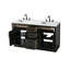 Meuble-lavabo double 60 po Ahner-2068009239