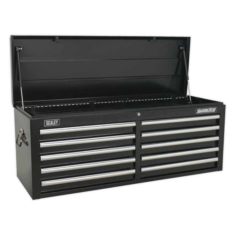 Metal Single Storage Cabinet ( 49" H x 126.5" W x 43.5" D ), Black