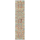 New Afghani Uzbek Kilim Wool On Cotton 2'10" X 9'7" Grapefruit