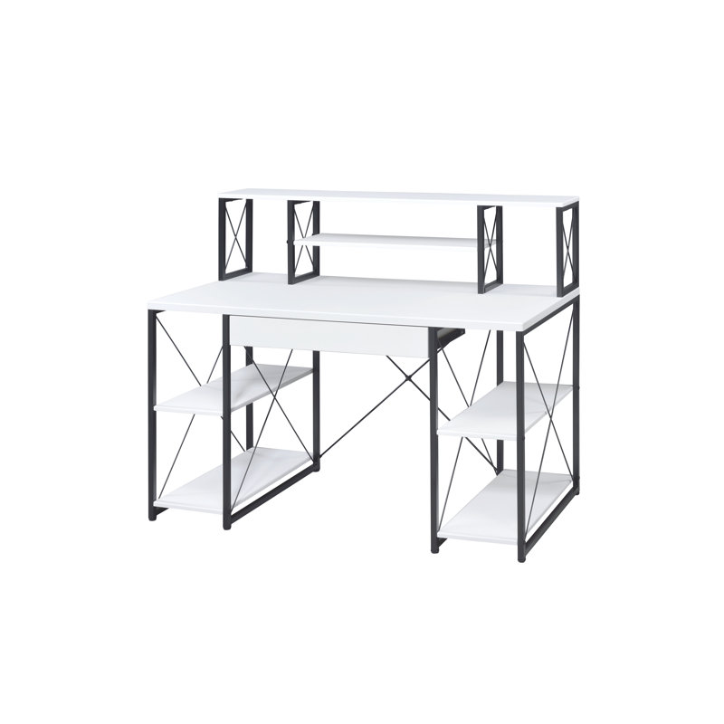 Bureau d'écriture blanc, Blanc