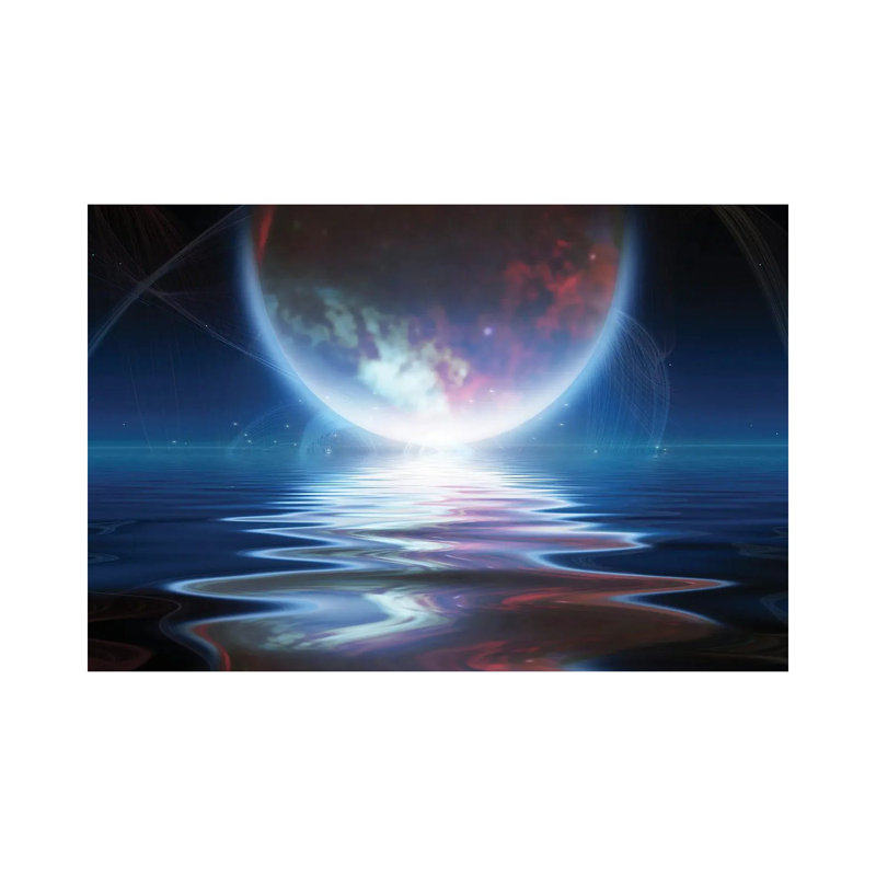 Exosolar Planet Rise by Bruce Rolff - Wrapped Canvas Print, 20.32 cm H x 30.48 cm W