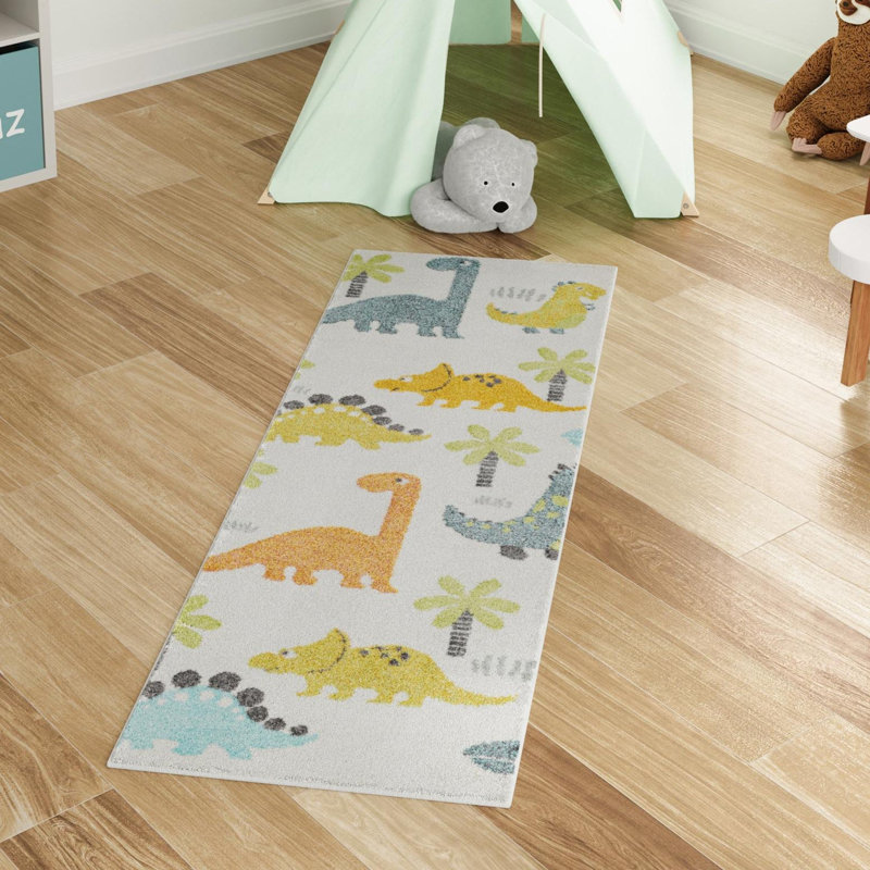 Unique Loom Dinotopia Whimsy Kids Rug, Runner 2'2" x 5'1"