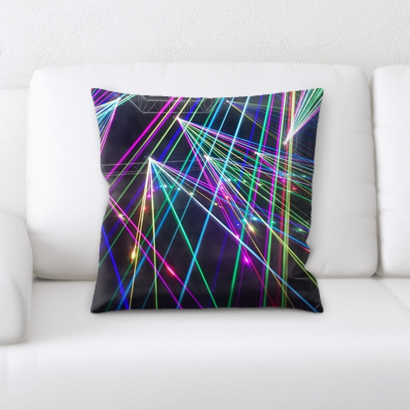 Microsuede Reversible Throw Pillow