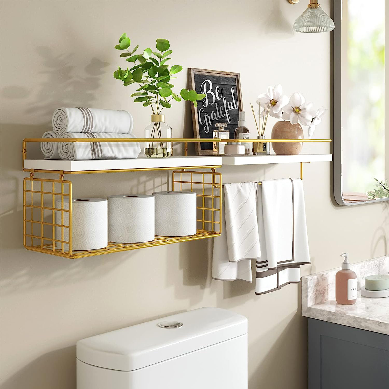 https://assets.wfcdn.com/im/86664947/compr-r85/2537/253735507/21-tier-wall-mounted-floating-shelves-with-wire-storage-basket-towel-rack-rustic-wood-bathroom-shelves-with-metal-frame-farmhouse-decor-for-kitchen-bedroom-living-room.jpg