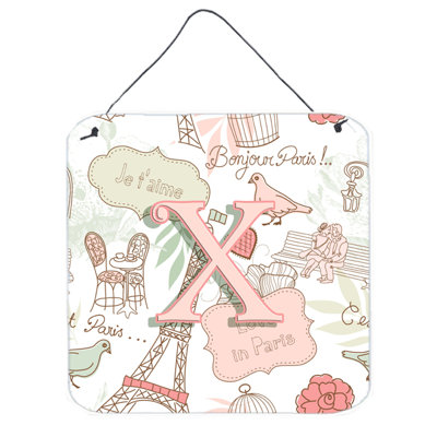 « love in paris », impression sur plaque