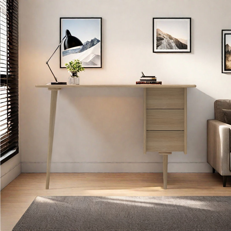 Bureau de luxe américain, Naturel, H 30,71 po x l 47,24 po x P 23,62 po