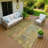 Machine Washable Indoor/Outdoor Kaczor ACN2236 Abstract Rug-86730863