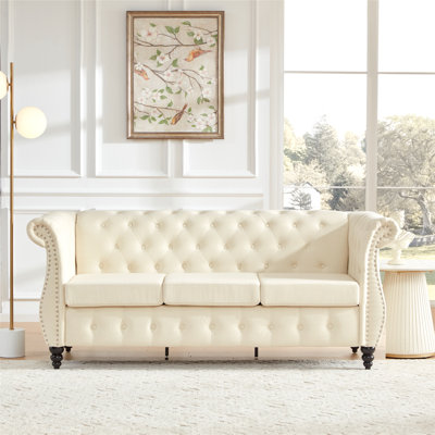 Almut 78.72'' Rolled Arms Chesterfield Sofa -  Darby Home Co, E17649B835C94E56AFED12DBF2388DEF