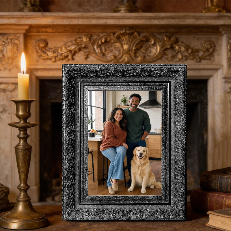 Black 1PC Cozy Picture Frame for 8" x 10" Photos and Graduation Photo Display