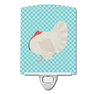 Holland Turkey Check Ceramic Night Light