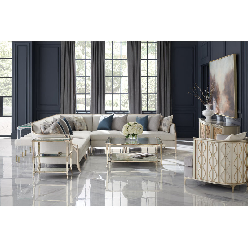 Glass End Table