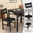 3 Piece Dining Table Set For 2 With Built-In Storage Rack, Small Wooden Kitchen Table With 2 Backrest Chairs, Farmhouse Square Dinette Set For Small Space Dining Room, Breakfast Nook, Apartment-1101726343