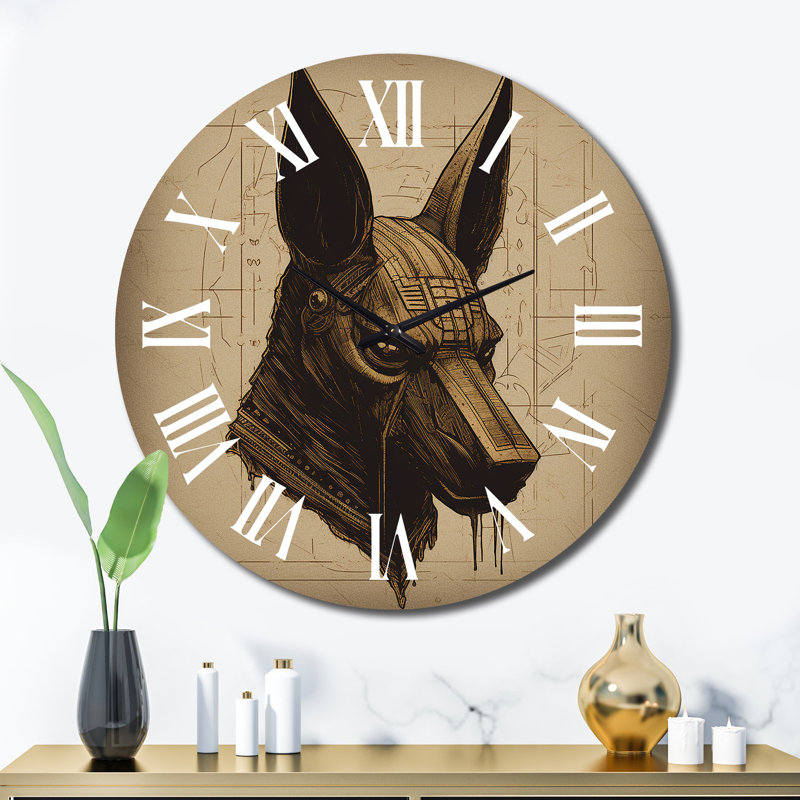 Horloge murale Anubis, Très grand