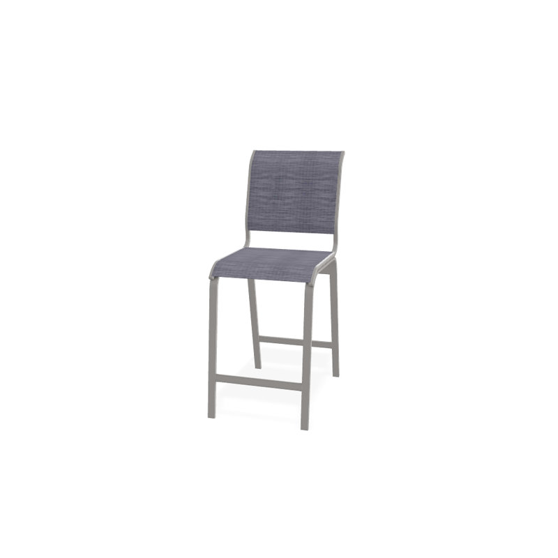 Tabouret de bar 26 po Holna, Gris chaleureux texturé, Brooks