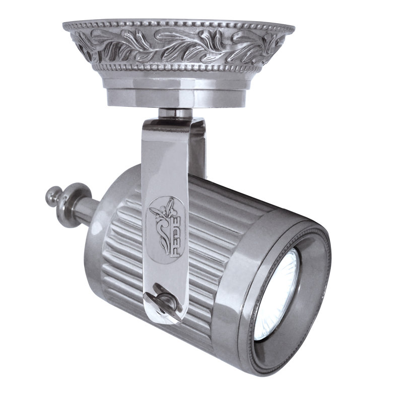 Foshee LED Semi Flush Mount, Bright Chrome
