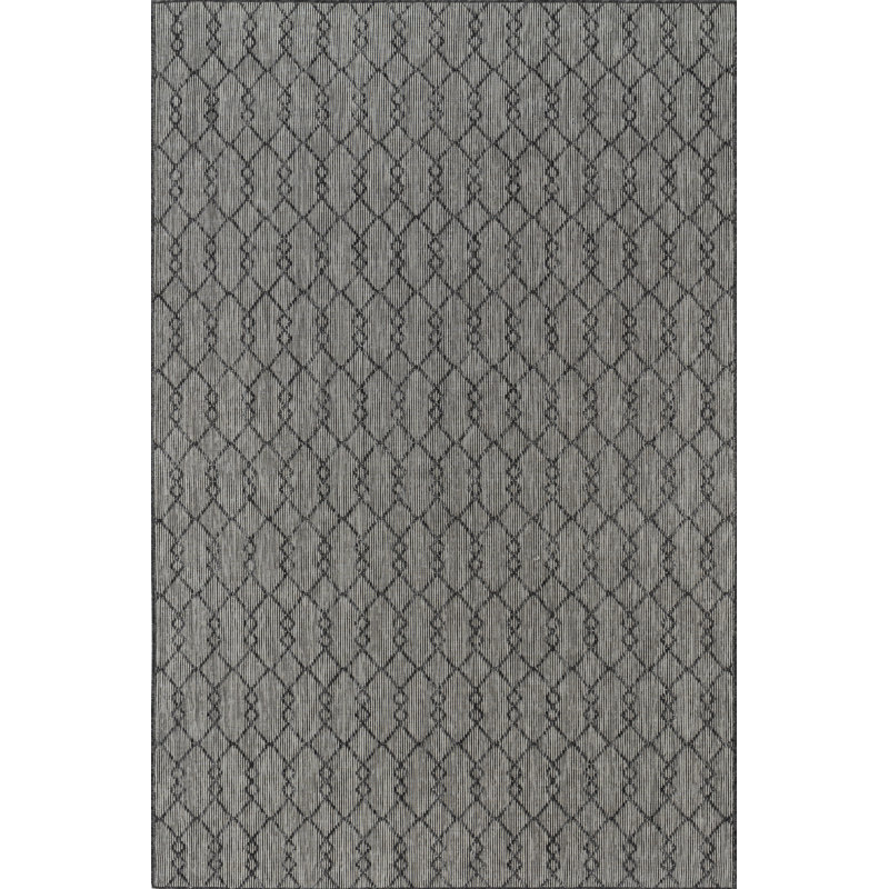 Tapis intérieur / extérieur rectangulaire Marat, Rectangle 5 pi 2 po x 7 pi 5 po