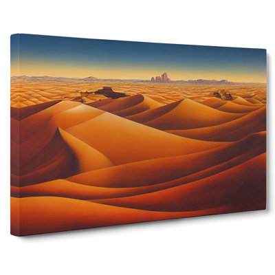Golden Sand Desert Vol.2 - Wrapped Canvas