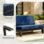 Chaise longue d'extérieur en bois de teck Polett-902355829-919601842