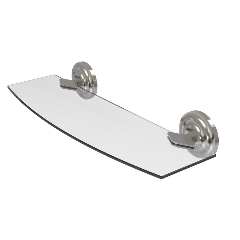 Leamore Bracket Shelf, Polished Brass, 3" H x 18" W x 5" D