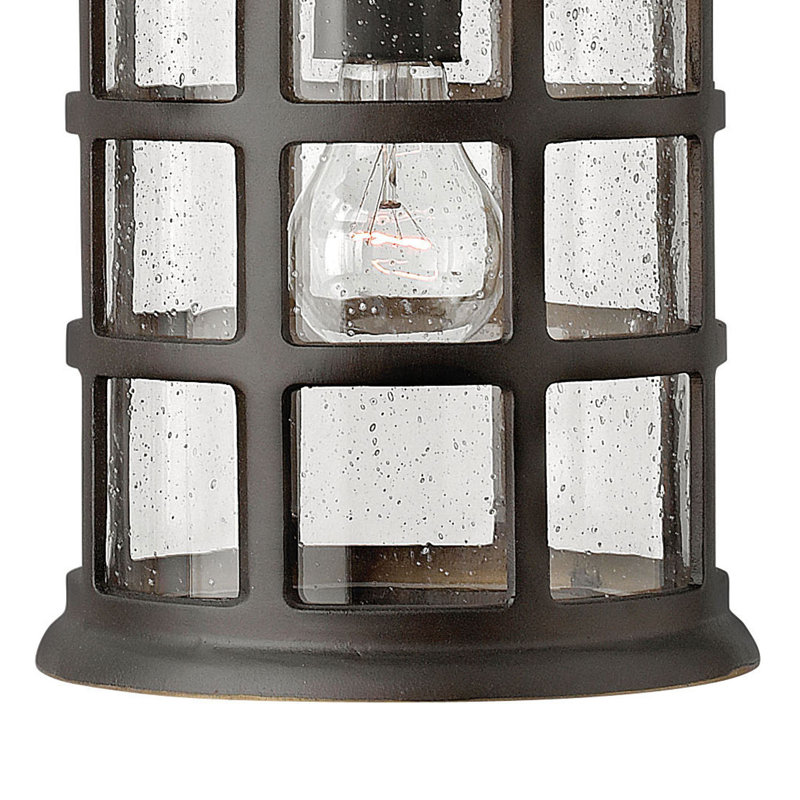 Freeport 1-Light Outdoor Hanging Lantern, Oil Rubbed Bronze, Incandescent