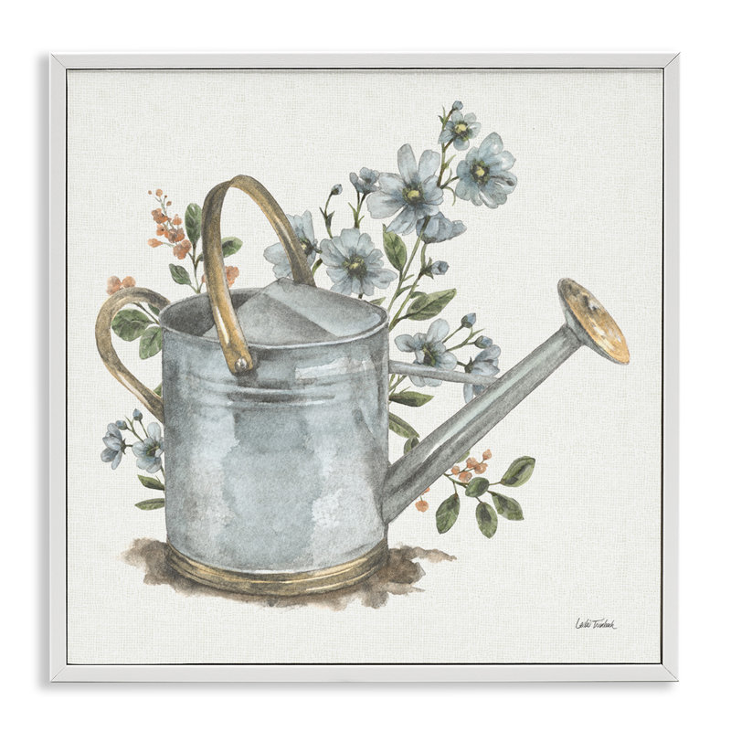 Art de giclée encadrée par Leslie Trimbach, Giclée encadrée blanc bord de mer, H 24 po x l 24 po