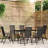 Kedans Rectangular 6 - Person 78.7" Long Dining Set-1696118930-1696118929