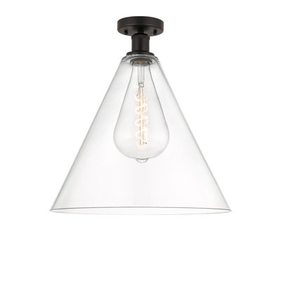 Yohannes Glass Semi Flush Mount