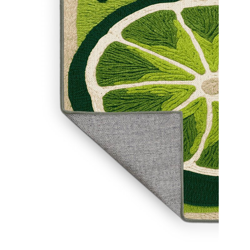  Tapis lavable lavande et fruits clés, Tapis de couloir 2 pi x 4 pi