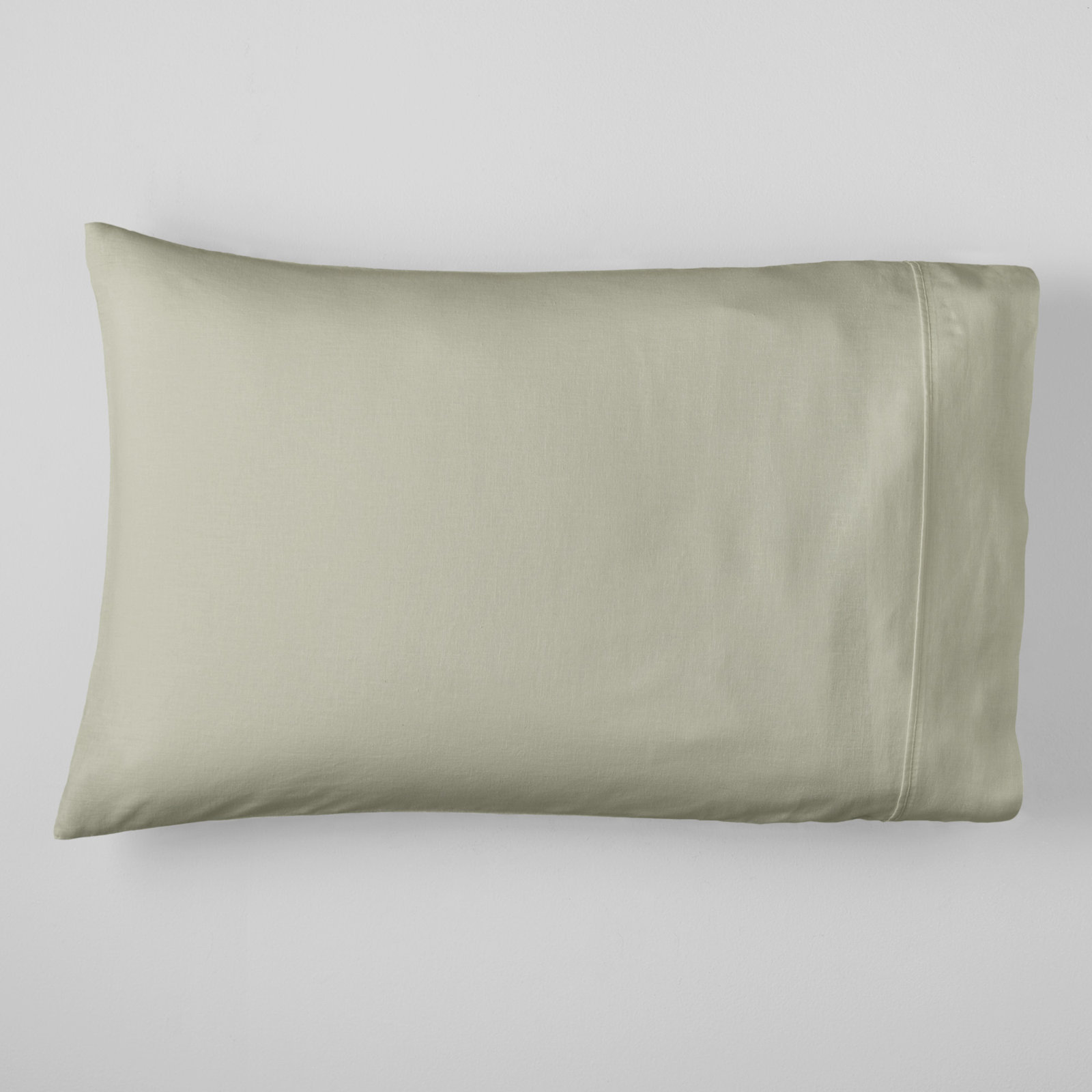Jeffen Linen Blend Sheet Set, King Sheet Set + 1 Fitted Sheet + 2 Pillowcases, Sage