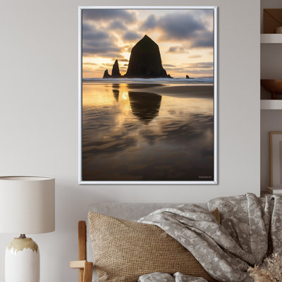 " Tall Rocks Sculpted By The Time Sunset Beach "