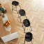 Ensemble de siège de selle en bois massif avec repose-pieds Alazia-412286969-412286919-412286971