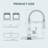 Pull Down Single Handle Kitchen Faucet with Deck Plate-100865071