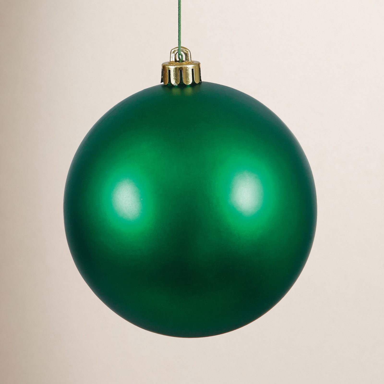 4" Shatterproof Bauble, Emerald