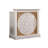 39.37" Brown+White Standard Solid Reception Desk